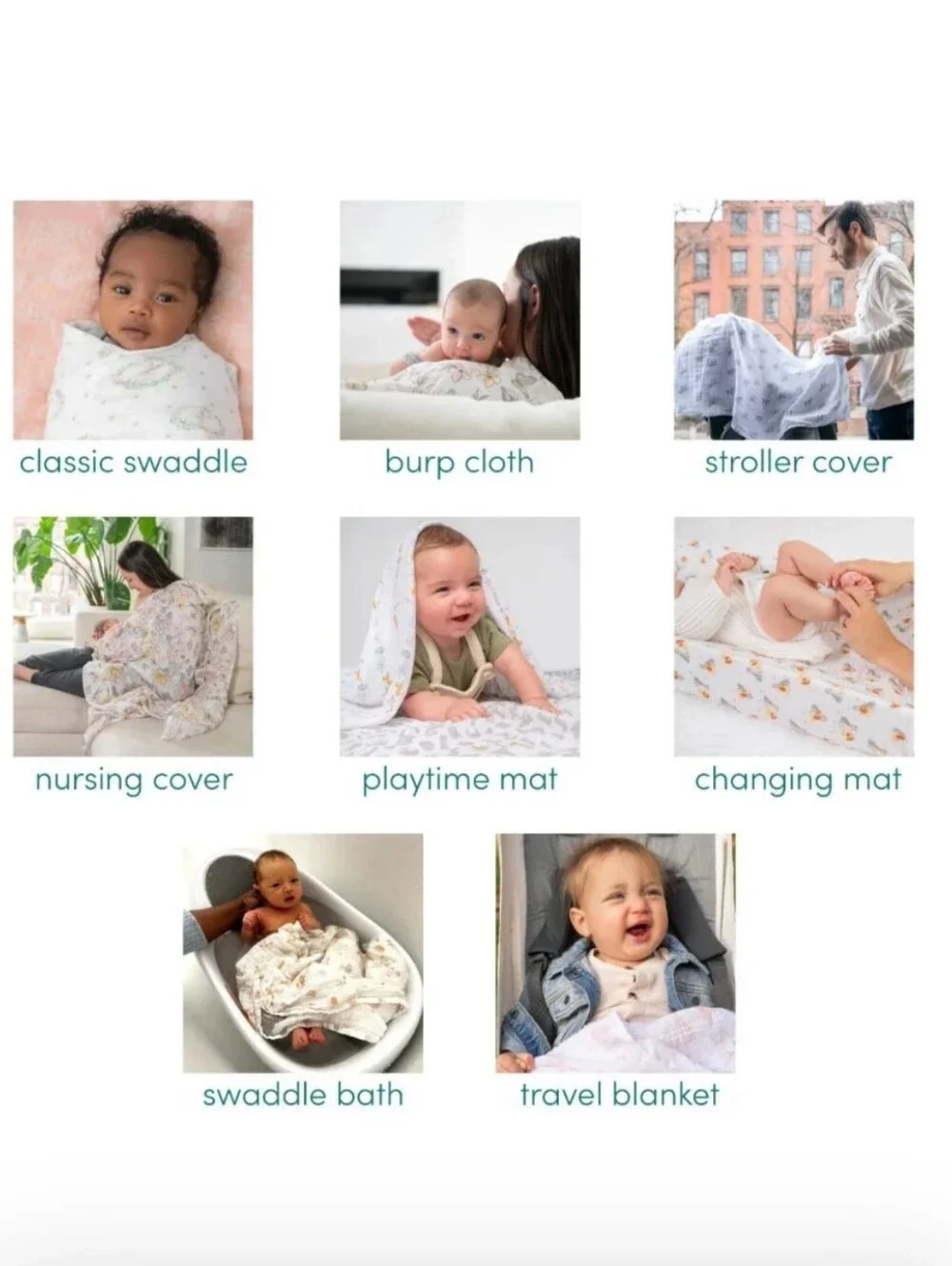 Pottery Barn Kids Muslin Swaddle